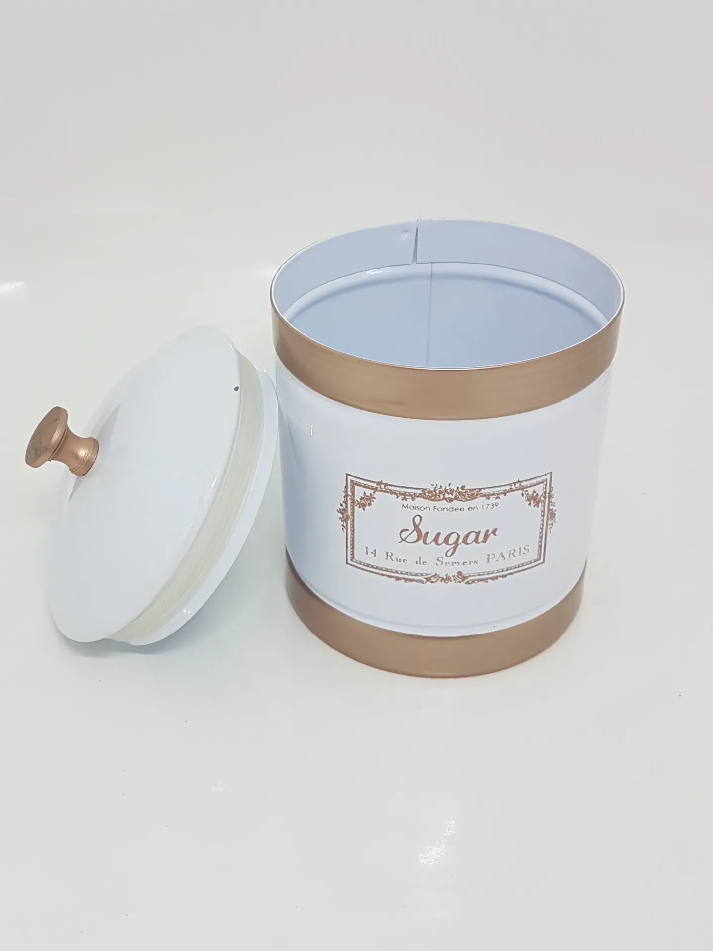 Bewaarblik vintage Sugar