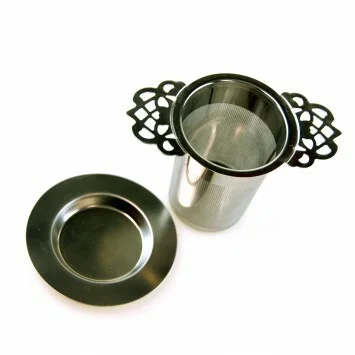 Theezeefje zilver retro 